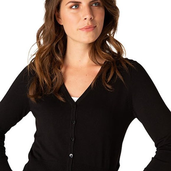 Yest Yana Ladies Cardigan Sweater White Button Front Various Sizes 6-16 - Picture 3 of 12